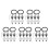5Ensembles Kit Fixations Rapides Vis Bumper Aluminium Usage 8