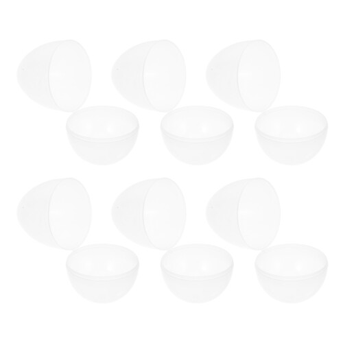 18Pièces Œufs Plastiques Remplissables Couvercle Transparent 1