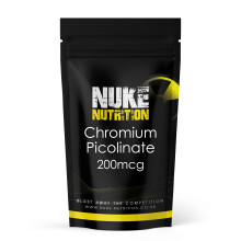 (180 Tablets) Chromium Picolinate 200mcg Tablets Blood Sugar Regulator - Aids Protein Synthesis - Fat Blocker