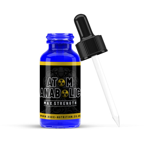 (1 Bottle) Atom Anabolic Liquid Testosterone Booster Muscle Growth & Strength 1