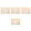 4Pièces Protège- Beige En Coton Tpu Réutilisable 6