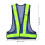 2Pièces Gilet Bleu Haute Visibilité Réfléchissant Ajustable 3