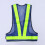 2Pièces Gilet Bleu Haute Visibilité Réfléchissant Ajustable 11