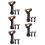 15Pièces Accessoires Queue De Billard Outils Pointe ABS 4