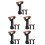 15Pièces Accessoires Queue De Billard Outils Pointe ABS 6