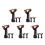 15Pièces Accessoires Queue De Billard Outils Pointe ABS 9