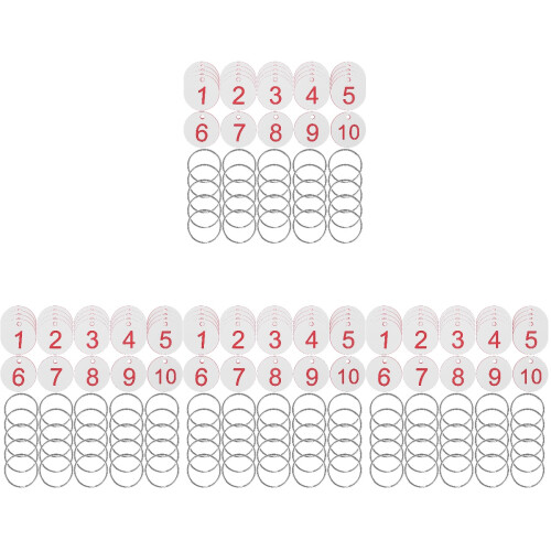 200Ensembles - Numérotés Ronds Et Métal 2