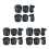 3Ensembles Protections Robustes Noires Pour Cyclisme Skateboard Mains 4