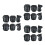 3Ensembles Protections Robustes Noires Pour Cyclisme Skateboard Mains 9