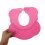 3Pièces Bonnet De Shampooing Rose Confortable Protection Oreilles 3