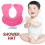 3Pièces Bonnet De Shampooing Rose Confortable Protection Oreilles 8