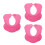 3Pièces Bonnet De Shampooing Rose Confortable Protection Oreilles 9