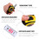 4Pièces Mètre Métal Coloré ABS Ergonomique Pour Mesure Précise 7