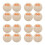 4Pièces Bébé En Bois Orange Rond Décor 4