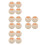 4Pièces Bébé En Bois Orange Rond Décor 6
