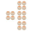 4Pièces Bébé En Bois Orange Rond Décor 7