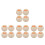 4Pièces Bébé En Bois Orange Rond Décor 10