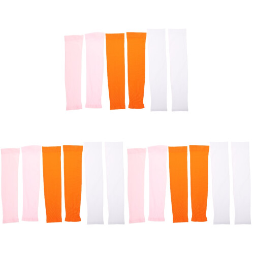 Ice Silk Arm Sleeves Assorted Color Breathable Sun Protection 1