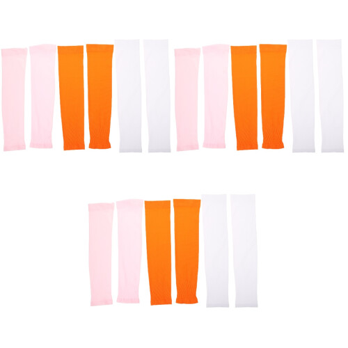 Ice Silk Arm Sleeves Assorted Color Breathable Sun Protection 2