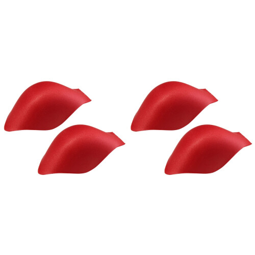 4Pcs Mens Bulge Pouch Pad Red Polyester Underwear 1