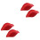 4Pcs Mens Bulge Pouch Pad Red Polyester Underwear 3