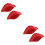4Pcs Mens Bulge Pouch Pad Red Polyester Underwear 6