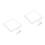 2Sets White Acrylic LED Video Recording Light Panel for Indoor Filming 7