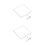 2Sets White Acrylic LED Video Recording Light Panel for Indoor Filming 9