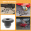 60Pièces Bouchons Huile Caoutchouc Noir Kit Réparation Auto 11