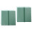40Pcs Waterproof Plastic Flower Gift Wrapping Papers, Two-Sided Colors 4