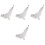 4Pièces Jouets Simulation Plastique Gris Éducatif Enfant 5