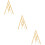 3Pcs Adjustable Golden Stainless Steel Eyebrow Measurement Tools 9