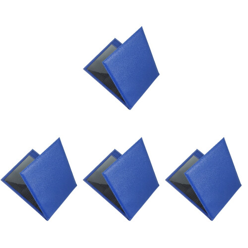 4Pcs Blue Disabled Certificate Organizer Pu+pvc Card Sleeves Protector 2