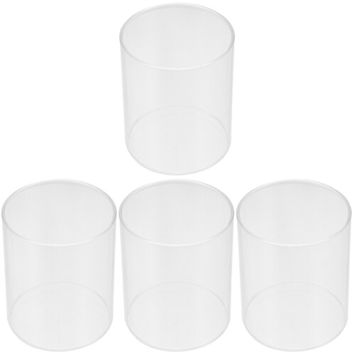 4Pièces Verre Transparent Design Élégant 2