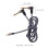 Right Angle Audio Adapter Cable 3.5mm to Dual 6.5mm Grey 2