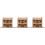 3Sets DIY 3D Restaurant Puzzle Speelgoed Lichtbruin Educatief 5