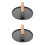 2Pcs Cast Iron Burger Press Round Grill Meat Press Non-Stick Surface 7