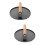 2Pcs Cast Iron Burger Press Round Grill Meat Press Non-Stick Surface 9