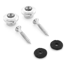 TIGER UKE-BTN Ukulele Strap Button - Metal End Pin for Soprano, Concert, Tenor and Bass Ukes - 2 Pieces
