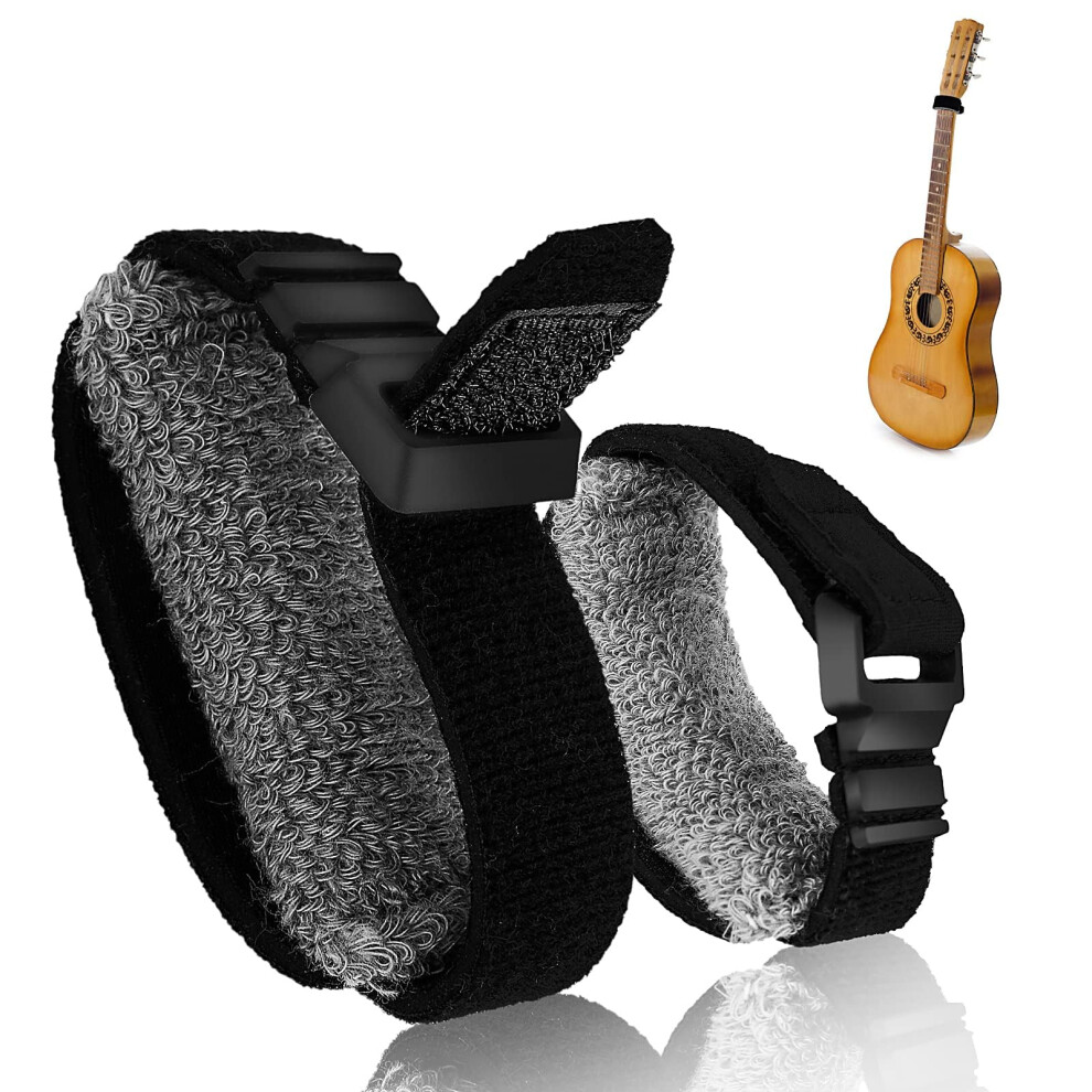Yuiturt 2Pcs Guitar String Mute Dampeners, Adjustable Bass Mute Silenc