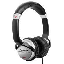 Numark HF125 Compact Recording and Monitoring DJ Headphones with 6ft Cable, 40mm Drivers for Extended Response, Closed-Back Design for Sound Isolatio