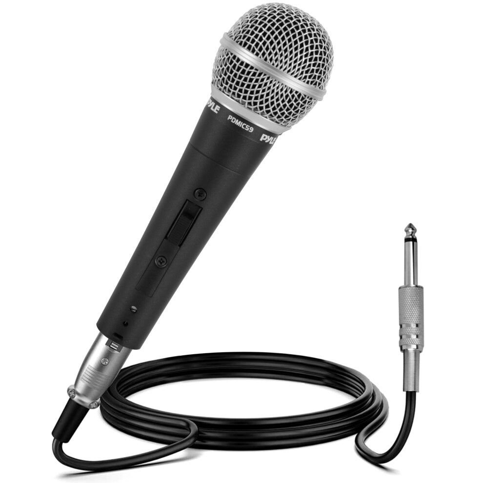 Pyle Microphone - Professional Dynamic Vocal Microphones, With On/Off