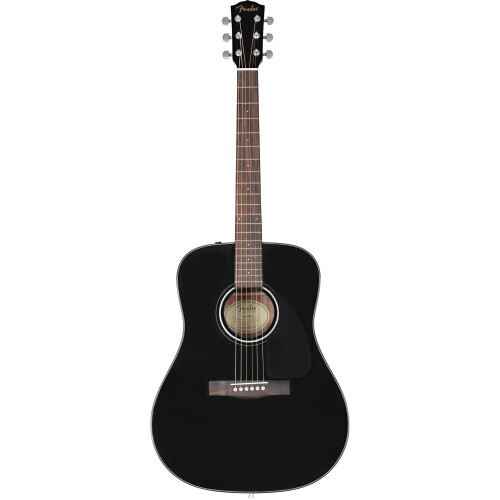 Fender Fender CD-60 Dreadnought Acoustic Guitar for Beginners, Black