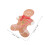 Gingerbread Man Serveringsbricka I Melamin För Jul 2