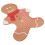 Gingerbread Man Serveringsbricka I Melamin För Jul 8