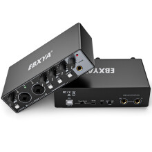 USB Audio Interface for PC,Computer Audio Interface for Recording Music 24Bit/196kHz, Portable Interfaz de Audio Mixer for Studio, Beginner Friendly
