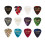 Fender Fender 351 Celluloid Guitar Picks, Medium, 12 Pack, Assorted Colours, Classic 35 1