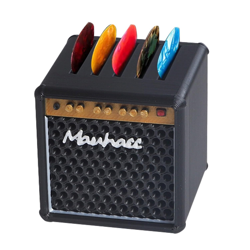 Xheanxu Guitar Pick Case, Guitar Picks Holder Amp Speaker Guitar Pick Box | Gu
