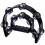 igadgitz Xtra U7236 Double Half Moon Tambourine - Black 1