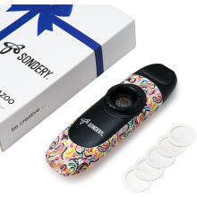 Sondery Professional Kazoo Wind Instrument with 5 Membranes, Neck Hanging Lace and Pocket Bag